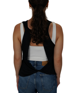 "SHE is" backless top