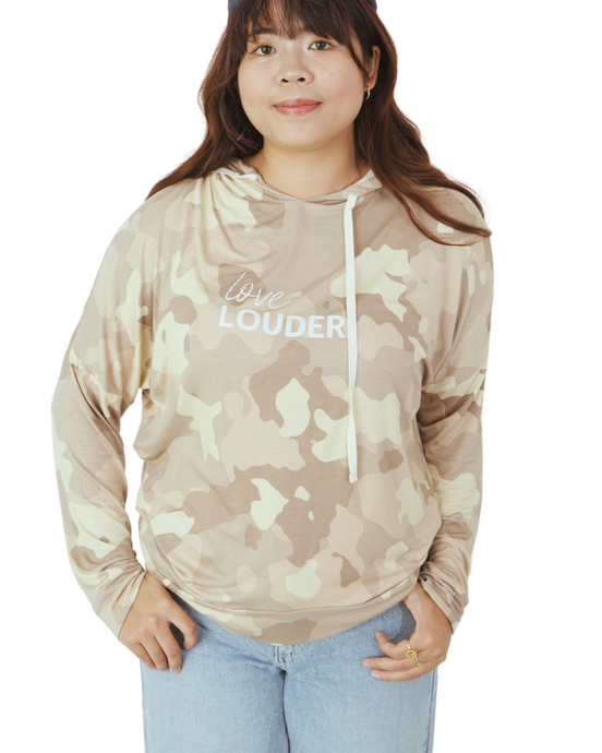 Love Louder Hoodie (Camoflage)