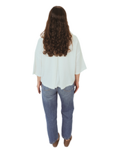 Load image into Gallery viewer, Boxy Button Up shirt (white)