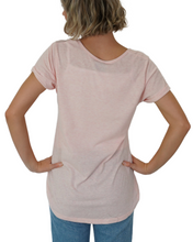 Load image into Gallery viewer, She is Soft Pink Tee (Bubble print)