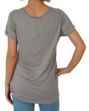 Load image into Gallery viewer, She is Grey Tee (Bubble print)