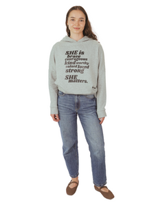 SHE Matters Hoodie (Grey)