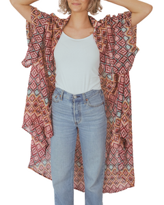 Geometric Pattern Kimono