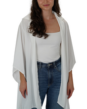 Load image into Gallery viewer, Sheer Kimono top (white)