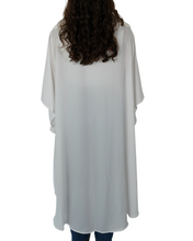 Load image into Gallery viewer, Sheer Kimono top (white)