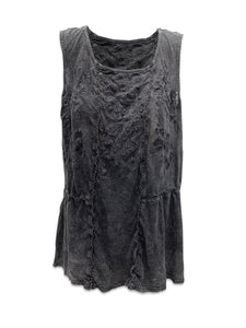Charcoal Embroidered Fashion top