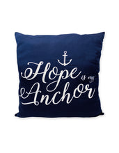 Load image into Gallery viewer, Hope is my Anchor Cushion Cover